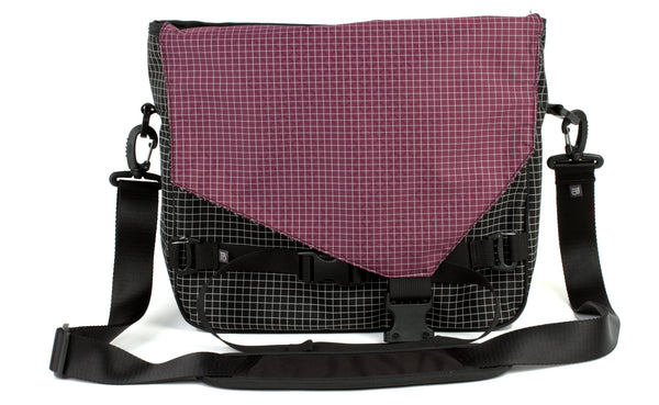 The Maker's Bag in Original Halcyon with an Acai Halcyon interior.